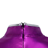 Teen Titans Cosplay Costume Starfire Purple Outfit Adult Female Halloween Carnival Costume