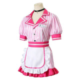 My Dress-Up Darling Cosplay Costume Kitagawa Marin Pink Maid Dress Adult Female Halloween Carnival Costume