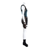 Tomb Raider Cosplay Costume  Lara Croft Classic Blue Adventure Outfit Adult Female Halloween Carnival Costume