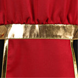 Medieval Renaissance Style Cosplay Costume Priest and Nun Red Robe Outfit Adult Female Halloween Carnival Costume