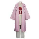 Dr Stone Cosplay Costume Gen Asagiri Pink Outfit Adult Female Halloween Carnival Costume