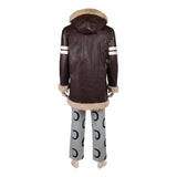One Piece Cosplay Costume Usopp Winter Brown Outfit Adult Male Halloween Carnival Costume