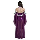 Teen Titans Starfire Purple One Piece Outfit Adult Female Halloween Carnival Costume