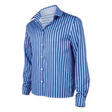 One Piece Cosplay Costume Sanji Blue Shirt and Adult Male Halloween Carnival Costume