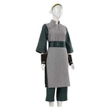 Avatar: The Last Airbender Cosplay Costume Toph Beifong Gray Outfit Adult Female Halloween Carnival Costume
