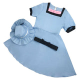 Steins Gate Cosplay Costume Mayuri Shiina Blue Outfit Adult Female Halloween Carnival Costume