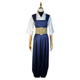 GACHIAKUTA Cosplay Costume Zanka Blue Outfit Adult Male Halloween Carnival Costume