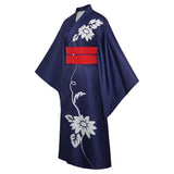 Cosmic Princess Kaguya Cosplay Costume Kaguya Blue Kimono Adult Male Halloween Carnival Costume