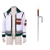 Smoker Cosplay Costume White Coat Adult Male Halloween Carnival Costume
