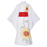Cosmic Princess Kaguya Cosplay Costume Iroha Sakayori White Kimono Adult Female Halloween Carnival Costume