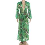 Off Campus Cosplay Costume Allie Haye Green Dress Adult Female Halloween Carnival Costume