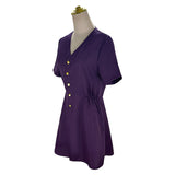 Evil Dead Rise Cosplay Costume Beth Purple Dress Adult Female Halloween Carnival Costume