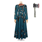 Monster The Lizzie Borden Story Lizzie Women Green Dress Adult Female Halloween Carnival Costume