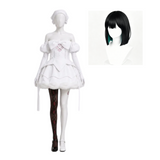 Alien Stage Cosplay Costume Sua Women White Dress Adult Female Halloween Carnival Costume