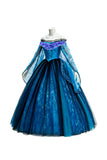 Frankenstein Cosplay Costume Elizabeth Blue Dress Adult Female Halloween Carnival Costume