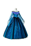 Frankenstein Cosplay Costume Elizabeth Blue Dress Adult Female Halloween Carnival Costume