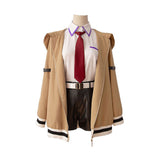 Steins Gate Cosplay Costume Kurisu Makise Outfit Adult Female Halloween Carnival Costume