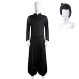 Suguru Geto Cosplay Costume Black Suit Adult Male Halloween Carnival Costume