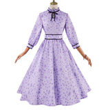 Frieren: Beyond Journey‘s End Cosplay Costume Fern Date Purple Dress Adult Female Halloween Carnival Costume