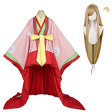 Cosmic Princess Kaguya Cosplay Costume Kaguya Pink Kimono Adult Female Halloween Carnival Costume