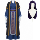 Season 3 Cosplay Costume Jinshi Blue Outfit Adult Male Halloween Carnival Costume