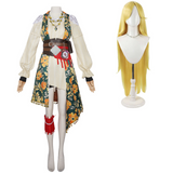 Sea of Remnants Cosplay Costume R.S Green Printed Pirate Costume Adult Female Halloween Carnival Costume