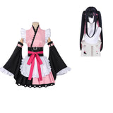 Cosmic Princess Kaguya Cosplay Costume Noi Komazawa Pink Dress Adult Female Halloween Carnival Costume