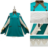 Tongari Boushi no Atelier Cosplay Costume Coco Green Outfit Adult Female Halloween Carnival Costume