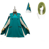 Tongari Boushi no Atelier Cosplay Costume Coco Green Outfit Adult Female Halloween Carnival Costume
