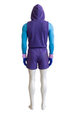 Skeleton King Cosplay Costume Purple Sportswear Adult Male Halloween Carnival Costume