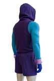Skeleton King Cosplay Costume Purple Sportswear Adult Male Halloween Carnival Costume
