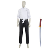 Yuta Okkotsu Cosplay Costume White Suit Adult Male Halloween Carnival Costume