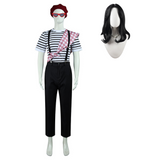 Clair Obscur Cosplay Costume Black‑and‑White Gustave Outfit Adult Male Halloween Carnival Costume