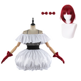 Oshi no Ko Cosplay Costume Kana Arima White Dress Adult Female Halloween Carnival Costume