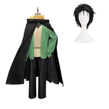 Season 4 Cosplay Costume Natsuki Subaru Green Outfit Adult Male Halloween Carnival Costume