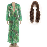 Off Campus Cosplay Costume Allie Haye Green Dress Adult Female Halloween Carnival Costume