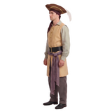 Movie Backrooms（2026） Cosplay Costume Captaion Clark Yellow Outfit Adult Male Halloween Carnival Costume