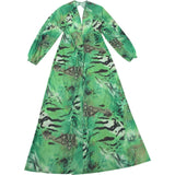 Off Campus Cosplay Costume Allie Haye Green Dress Adult Female Halloween Carnival Costume
