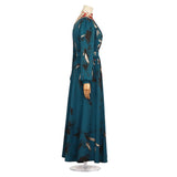 Monster The Lizzie Borden Story Lizzie Women Green Dress Adult Female Halloween Carnival Costume