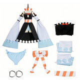 GACHIAKUTA Cosplay Costume Amo Black Outfit Adult Female Halloween Carnival Costume