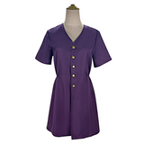 Evil Dead Rise Cosplay Costume Beth Purple Dress Adult Female Halloween Carnival Costume