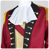 President George Washington Cosplay Costume Red Outfit Adult Male Halloween Carnival Costume