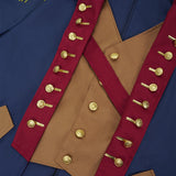 President George Washington Blue Outfit Adult Male Halloween Carnival Costume