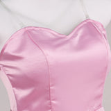 Alien Stage Cosplay Costume MIZi Pink Dress Adult Female Halloween Carnival Costume