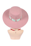 One Piece Live-Action Miss Goldenweek Pink Hat Cosplay Costume Halloween Carnival Hat Accessories