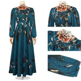 Monster The Lizzie Borden Story Lizzie Women Green Dress Adult Female Halloween Carnival Costume