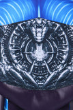Skeletor Cosplay Costume Blue Jumpsuit Adult Male Halloween Carnival Costume