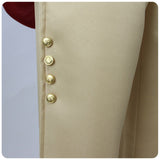 President George Washington Cosplay Costume Red Outfit Adult Male Halloween Carnival Costume