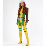 Rivals Cosplay Costume Rogue Green Outfit Adult Female Halloween Carnival Costume