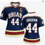 Off Campus Briar University Garrett Graham Hockey Jersey Adult Male Halloween Carnival Costume